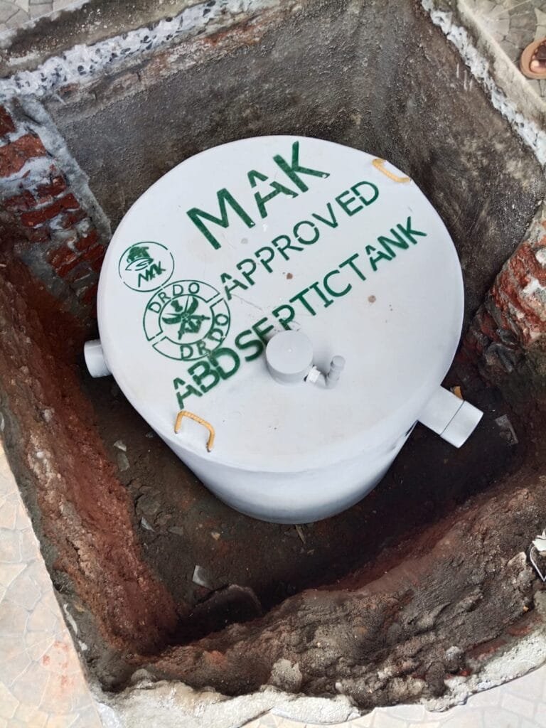 MAK DRDO septic Tank